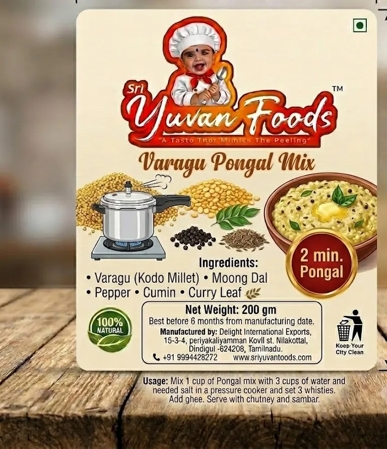Varagu Pongal Mix | உடனடி வரகு பொங்கல் கலவை